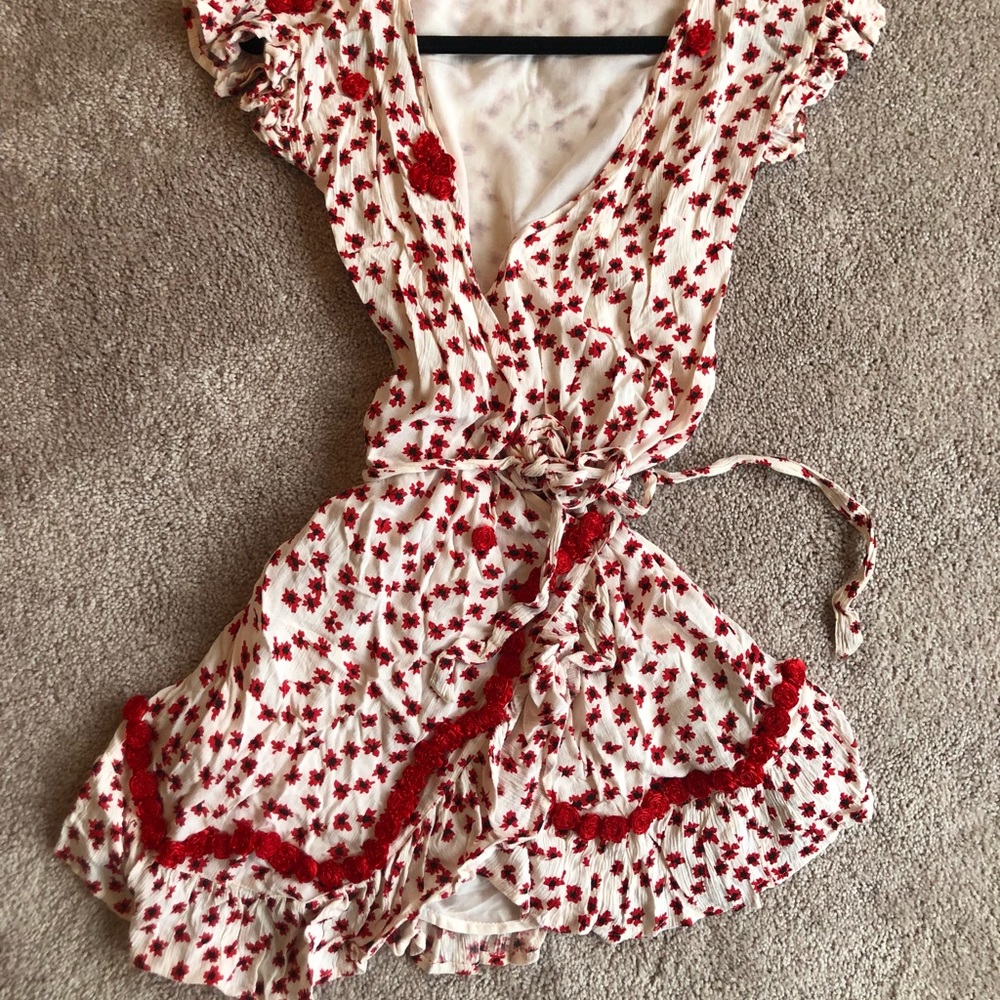 Billabong wrap mini dress